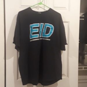 Black eid print  Gilda 2x large heavy cotton shirt